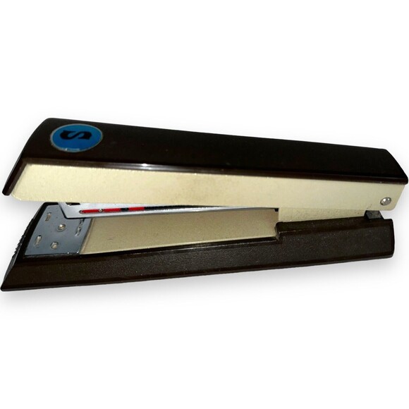 Vintage Bostitch Model B III 3 Stapler Made in USA (Brown) Office Work W Staples - Picture 2 of 13